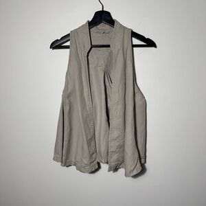 Free People linen blend vest size Small